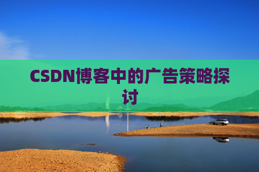 CSDN博客中的广告策略探讨